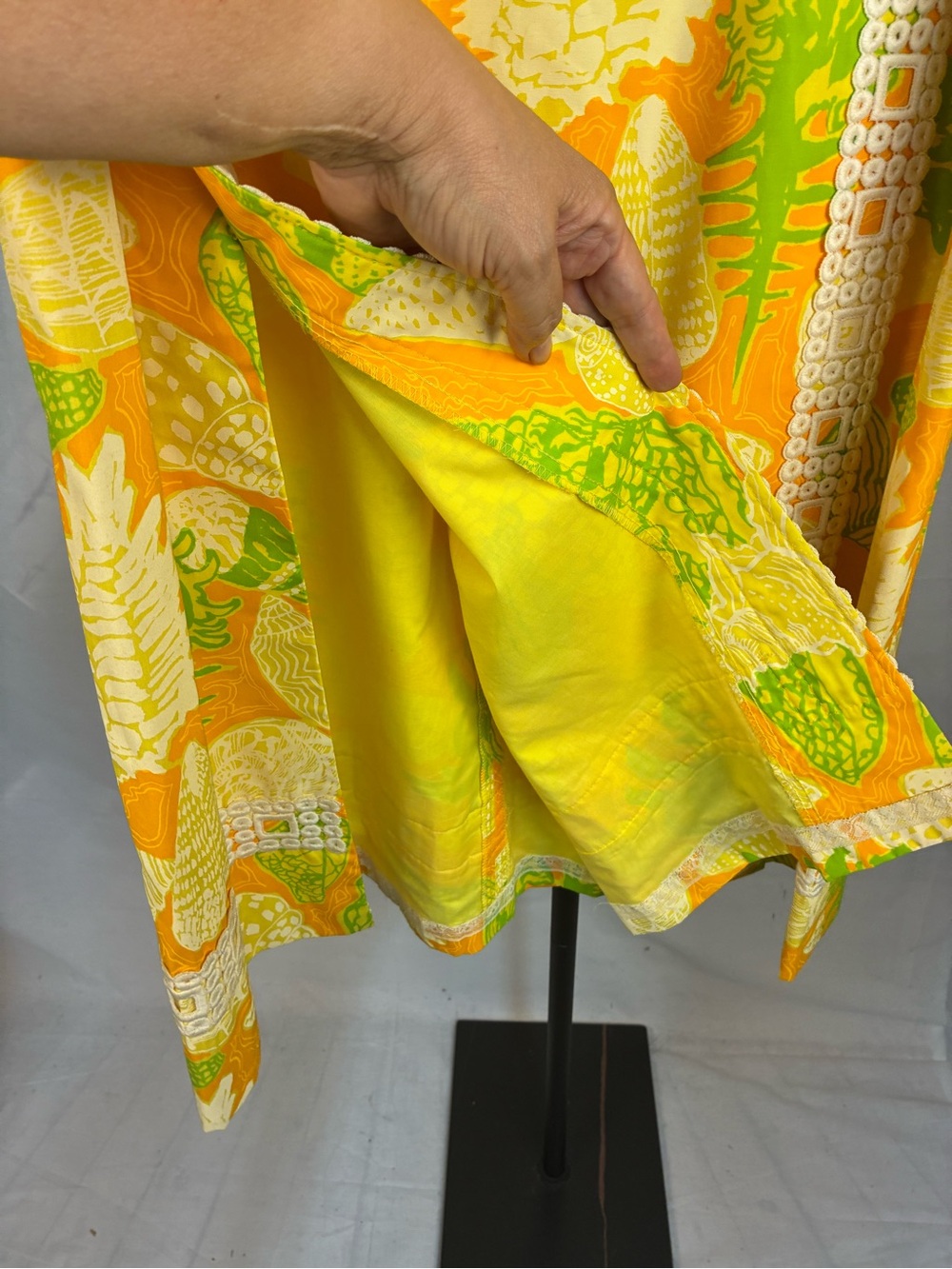 Stunning Vintage The Lilly Pulitzer Maxi Skirt Shell Print 14 - Picture 4 of 12